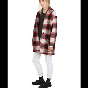 rare Isabel Marant Etoile check Gabrie coat (not the trendy Gabron or Gabriel)